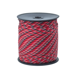 Paracord-red-blue-white-star-pattern